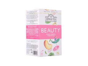 Herbal tea AHMAD Beauty peach, St. John´s wort and rose petals 20 pcs in an envelope