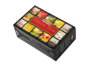 Tee AHMAD Tea Selection 12 maitset ümbrikus, kinkekomplekt