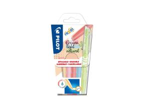 Tekstimarker kustutatav PILOT Frixion Light Soft 6 värvi komplekt
