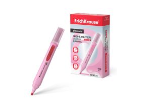 Маркер для текста ERICH KRAUSE Liquid Visioline V-14, пастельно-розовый
