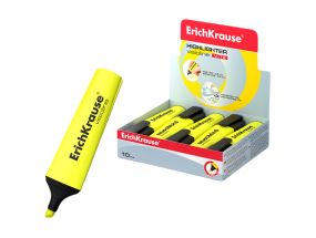 Text marker ERICH KRAUSE V-12 yellow