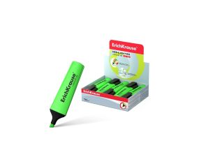 Highlighter ErichKrause® Visioline V-12, color: green (box 10 pcs.)