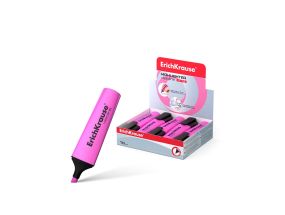 Highlighter  ErichKrause® Visioline V-12, color: pink (box 10 pcs.)
