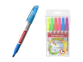 Tekstimarkerite komplekt ERICH KRAUSE V-15 6 värvi