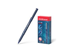 Fineliner ErichKrause®  F-15, ink color: blue (box 12 pcs.)