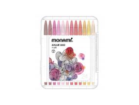 Tindipliiatsid MONAMI Plus Pen-3000 0.35mm ots 24 värvi