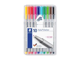 Set of ink pens STAEDTLER Triplus Fineliner 334 0.3mm 10 colors