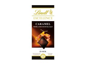 Chocolate LINDOR Lindt Excellence with dark caramel and sea salt 100g