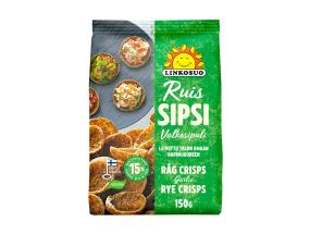 Rukkikrõpsud LINKOSUO küüslaugumaitselised 150g