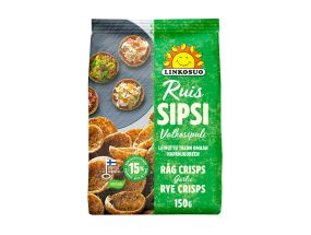 Rye crisps LINKOSUO garlic flavored 150g