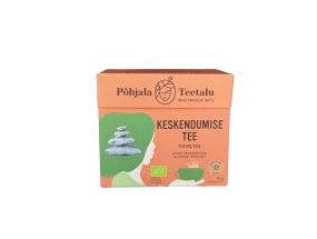 Taimetee PÕHJALA TEETALU Keskendumise tee kofeiinivaba 10 tk