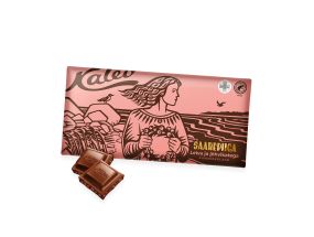 Шоколад молочный KALEV Saarepiiga с хрустящим хлебом и клюквой 300г