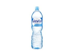 Mineral water AKVILE Natural 1.5L (non-carbonated, pet)