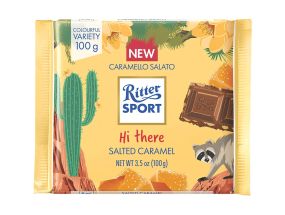 Piimašokolaad RITTER SPORT soolakaramelli &amp; karamellit. 100g