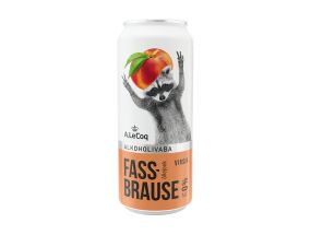 A. LE COQ Fassbrause Персиковый безалкогольный пивной напиток 50кл (банка)