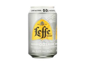 LEFFE Пиво безалкогольное Блондинка светлое 33cl (банка)