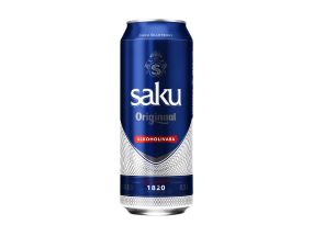SAKU Original Пиво безалкогольное светлое 50cl (жест.)