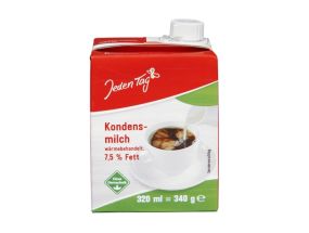 JEDEN TAG Condensed milk without sugar 7.5% 340g (highly heated)