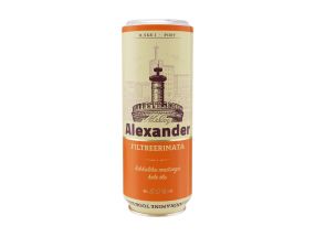 Пиво A. LE COQ Александр светлое нефильтрованное 5% 56.8cl (ж/б)