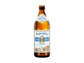 Пиво BAYREUTHER HELL светлое 4.9% 50cl (бутылка)