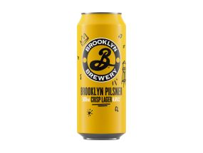 BROOKLYN beer Pilsner Crisp Lager light 4.6% 50cl (can)
