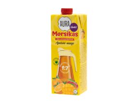 Напиток сокосодержащий AURA Morsikas апельсиново-манго концентрат 1л