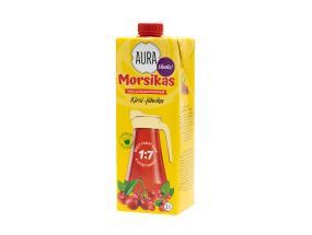 Напиток сокосодержащий AURA Morsikas вишнёво-клюквенный концентрат 1л