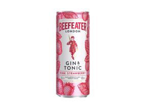 BEEFEATER London Pink Strawberry Gin&Tonic 4,9% 25cl (purk)