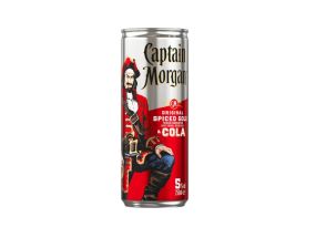 CAPTAIN MORGAN Spiced Gold&Cola 5% 25cl (банка)
