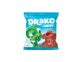KALEV Chewing gum Drako strawberry 110g