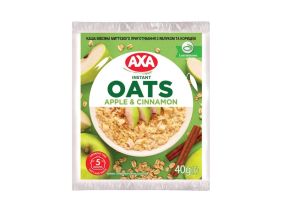 AXA Instant oatmeal porridge with apple and cinnamon 40g