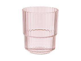 BEST Glass "LINEA" 0.3L plastic, light pink, storable (APS)
