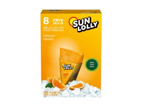 Mahlajääpulgad SUN LOLLY apelsini 8x60 ml
