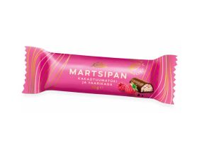 KALEV Marzipan bar with cocoa nibs and raspberry 40g