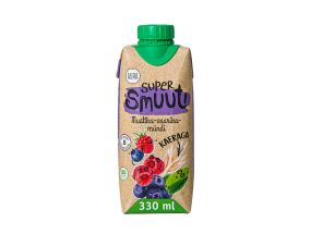 AURA Super smoothie with blueberry-raspberry-mint oats 0.33l