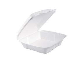 Termiline toidukarp 125tk (3 osaline, valge, XPS)