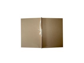 Обложки для папок SMLT A4 2 ленты картон белый