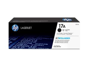 Toner cartridge HP No.17A black (CF217A) for laser printers, 1600 pages.
