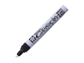 Промышленный маркер SAKURA Pen-Touch 5.0мм белый