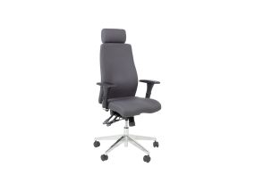 Work chair SMART EXTRA gray textile