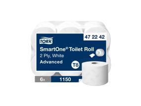 Tualettpaber 2-kihiline TORK Smartone T8 207m x 6 tkpk