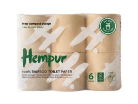 Tualettpaber 3-kihiline, HEMPUR bambusest, 6rl