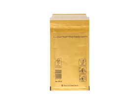 Security envelope/bubble envelope 120x215mm (140x225mm) B12 brown