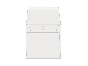 Envelope  CURIOUS Metallic 120g 17x17cm Ice Silver 25 pcs