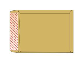 Ümbrik postikott lõõtsaga B4 (250x353mm) 120g pruun