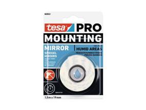 Vahtteip kahepoolne 19mm x 1,5m TESA Pro Mirror niiskuskindel