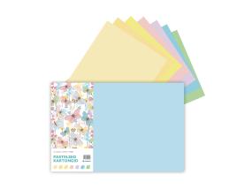 Värviline kartong A3 200gr 7x7 värvi pastelsed toonid SULEMEES