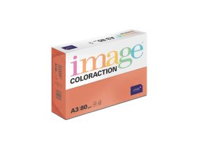 Цветная бумага А3 80г IMAGE Coloraction №28 тёмно-красная (Лондон) 500 л.