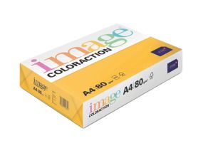 Цветная бумага А4 80г IMAGE Coloraction №58 золотисто-желтая (Гавайи) 500 листов