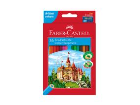 värvipliiats 36 värvi Faber-Castell lossi motiiviga